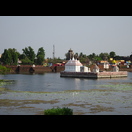 Der Brahma Tempel im Bindu Sagar, dem See in der Nähe des Lingaraja-Tempels